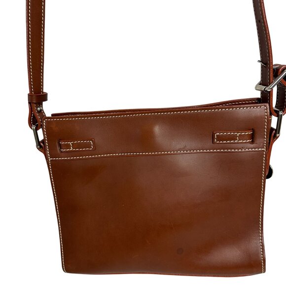 Dooney & Bourke ALTO Crossbody Mini Tassel Bag ITALY Leather Structured - Picture 3 of 16